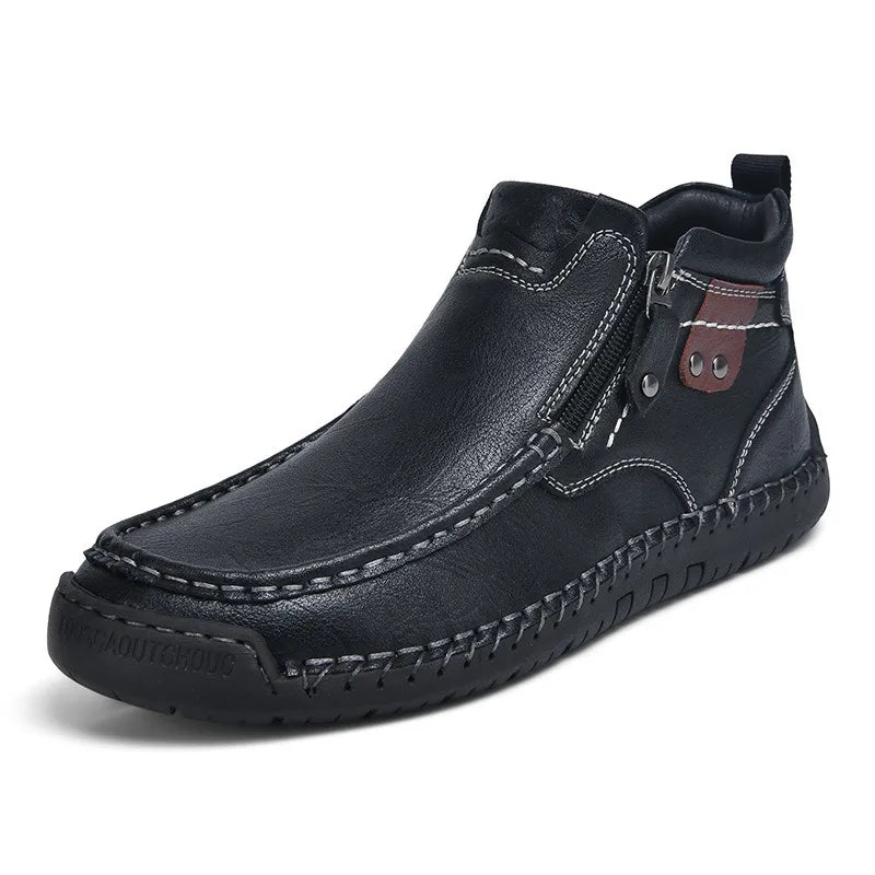 Satino Leather Ankle Boots