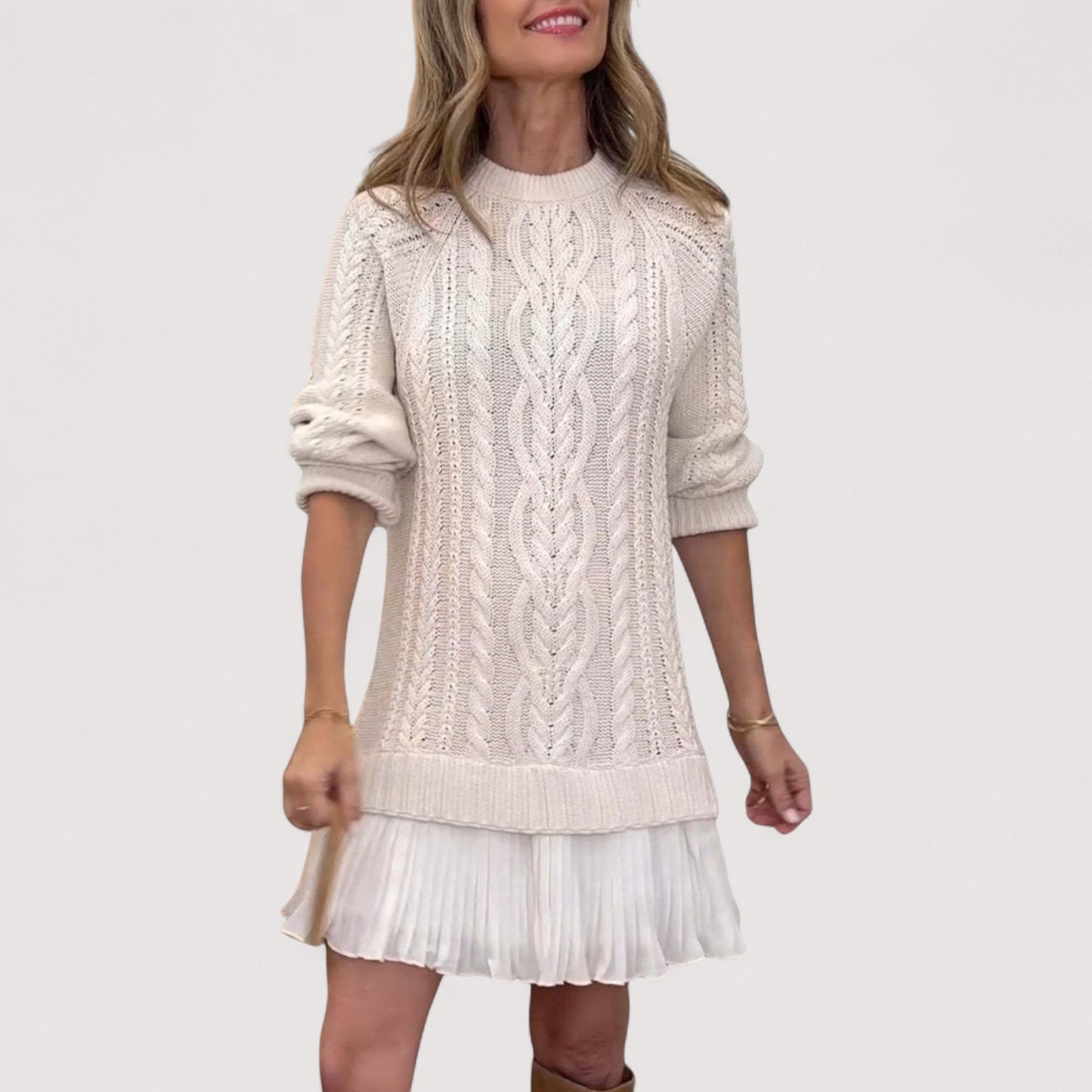Women's Knit Casual Everyday Midi Dress