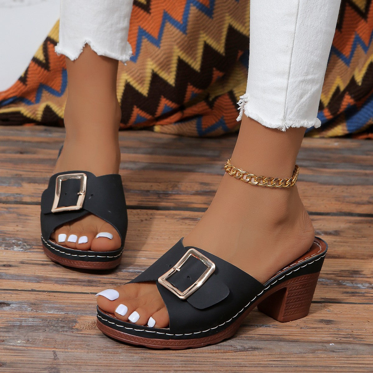 Women's Flat Strap Sandals