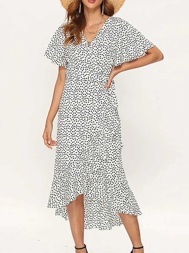Women's Long Floral Summer Maxi Dress