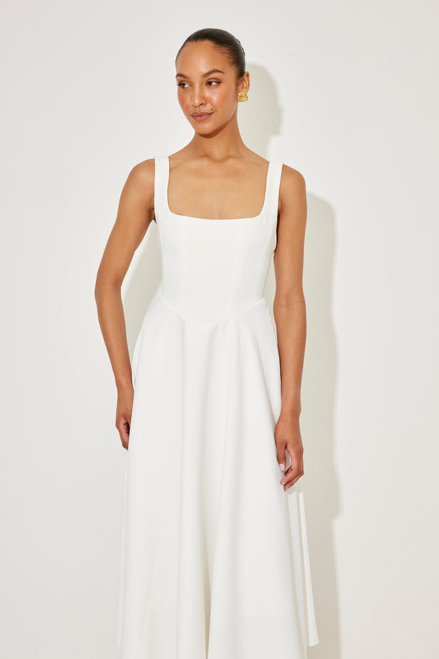 Women's Flowy Event Midi Dress