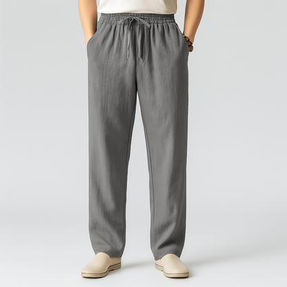 Tavian Linen Drawstring Pants