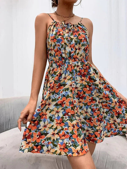 Women's Floral Summer Maxi Dress