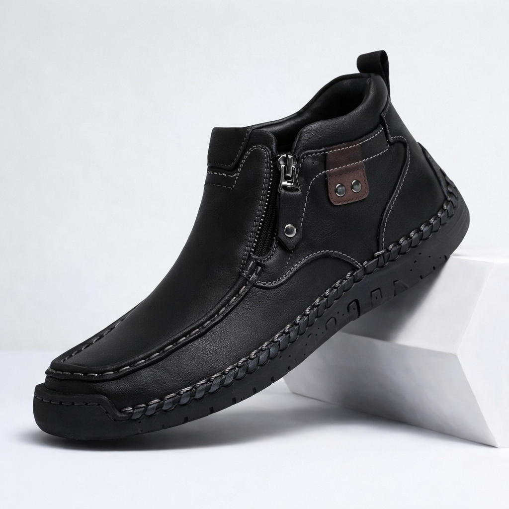 Satino Leather Ankle Boots