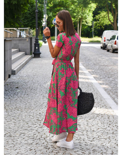 Women's Floral Print Everyday Maxi Dress
