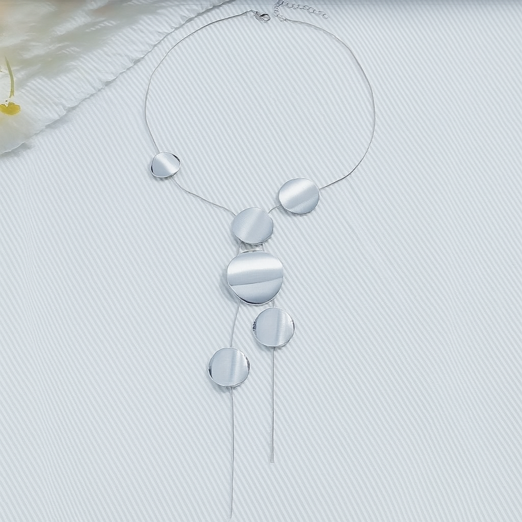 Celestia Non-Tarnish Disc Necklace