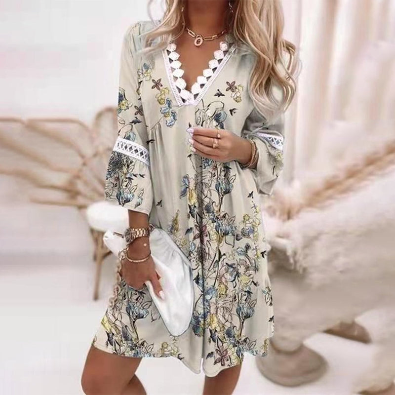 Women's Boho Mini Dress