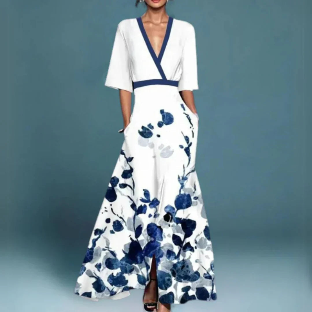 Women's Floral Print Maxi Dress