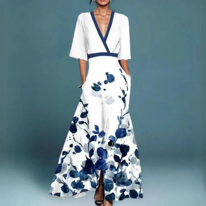Women's Floral Print Maxi Dress