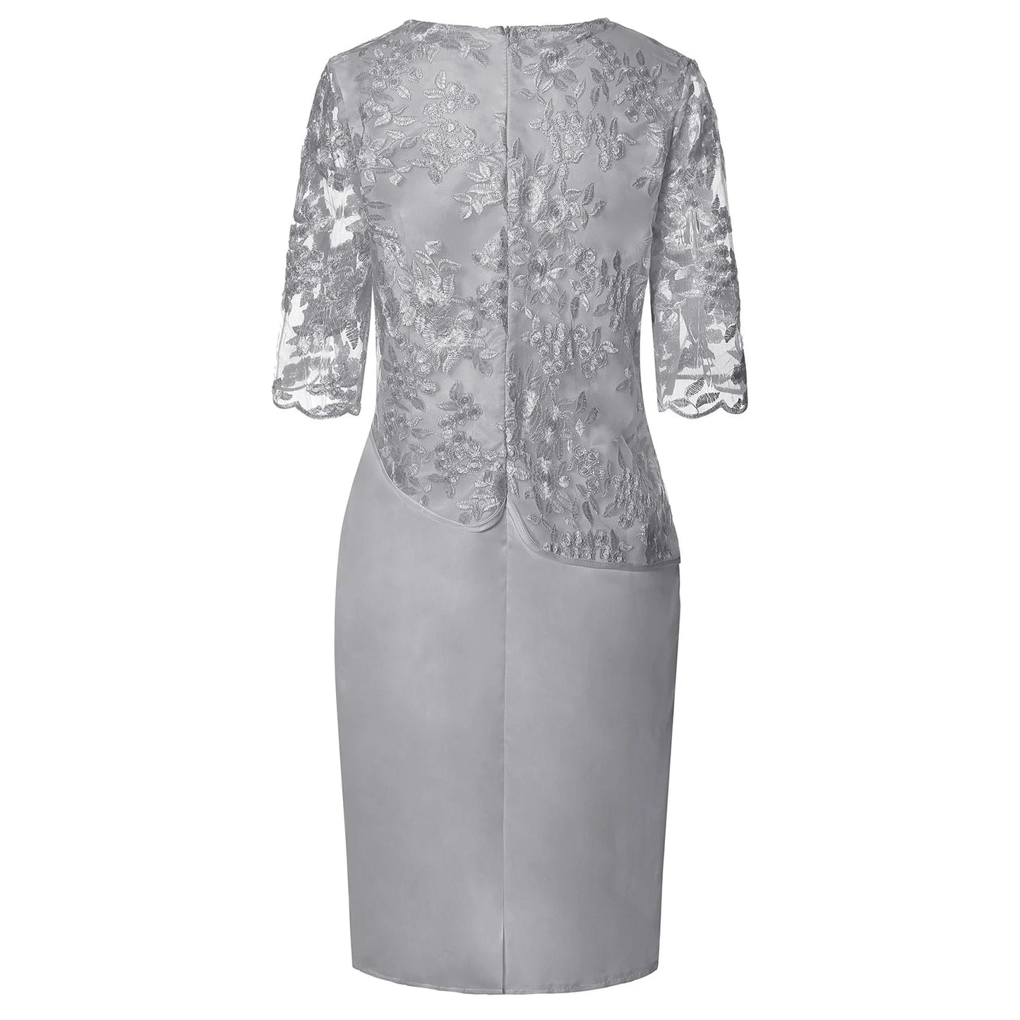 Women's Faux-Wrap Cocktail Midi Dress