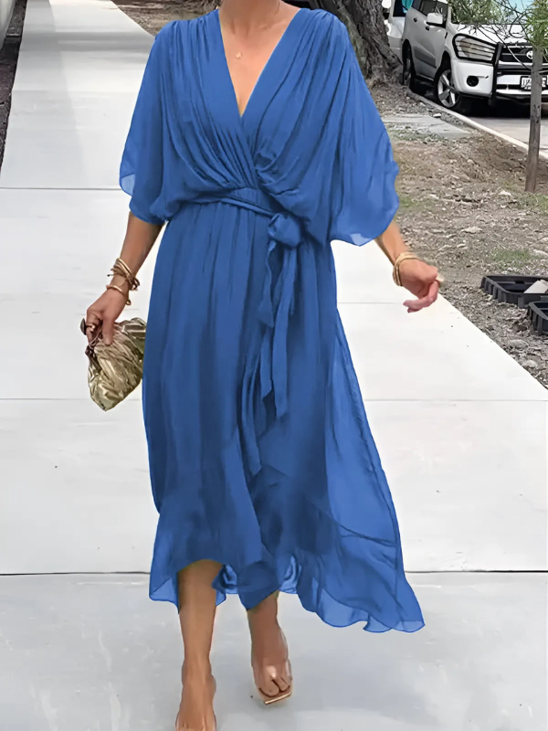Women's Wrap Midi Dress Day to Night