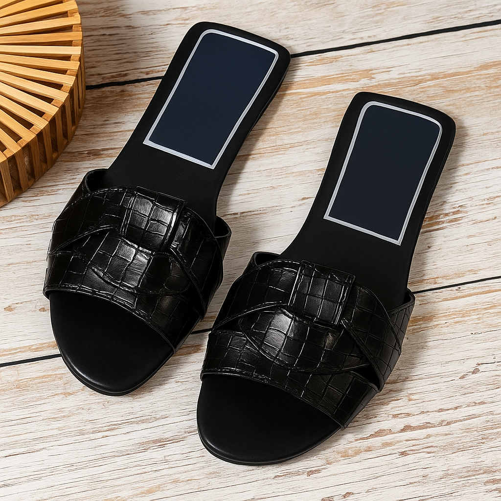Women's Cushioned Slide Sandals