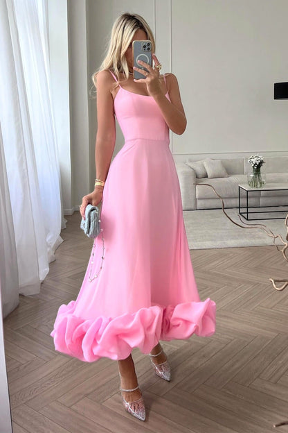 Women's Flowing Wedding Guest Maxi Dress