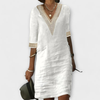 Women's Crochet Boho Vacation Maxi Dress