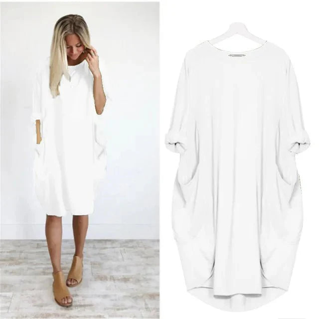 Women's Flowy Casual Summer Midi Dress