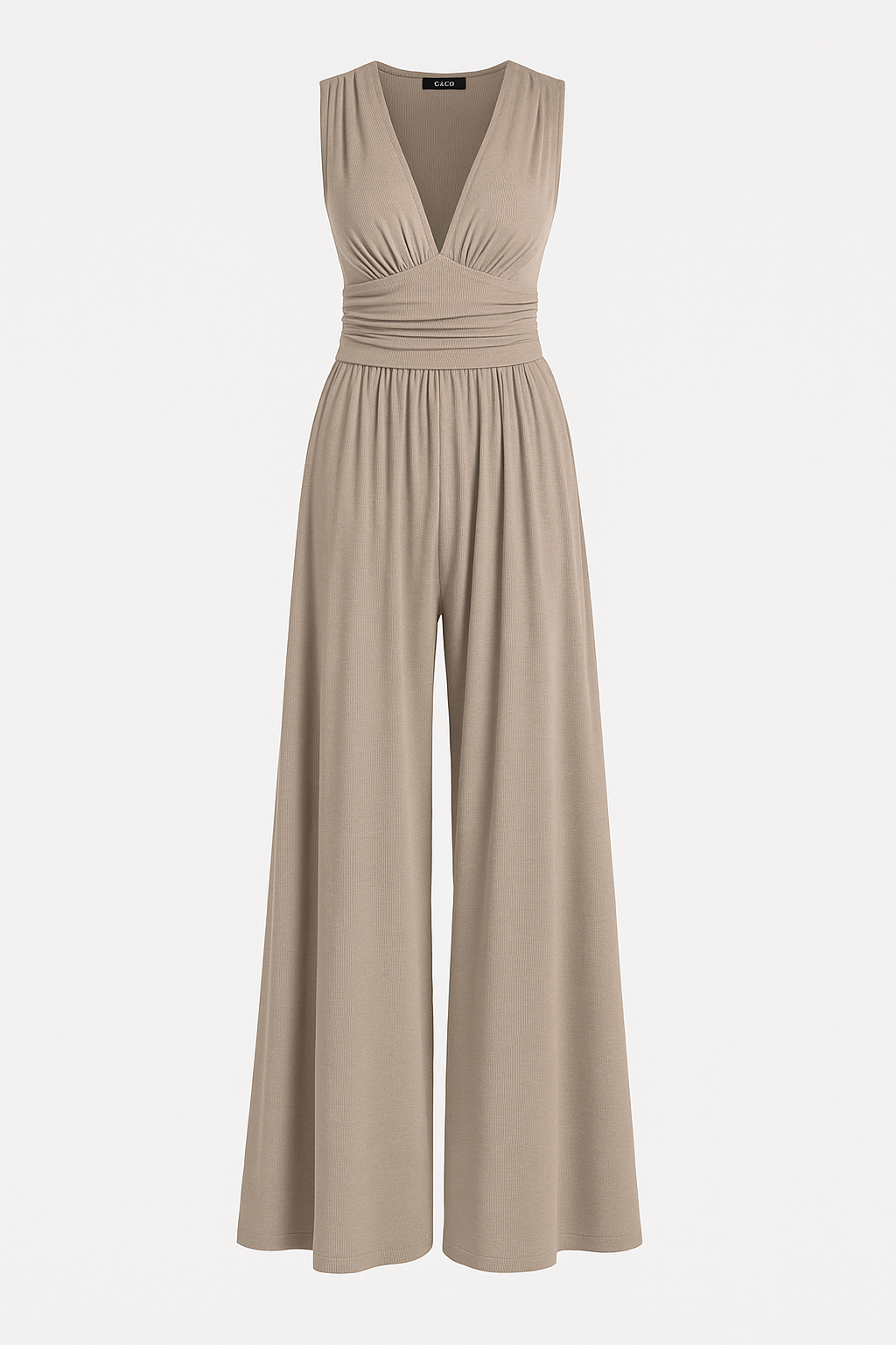 Women's Wide-Leg Casual Day Wear Jumpsuit