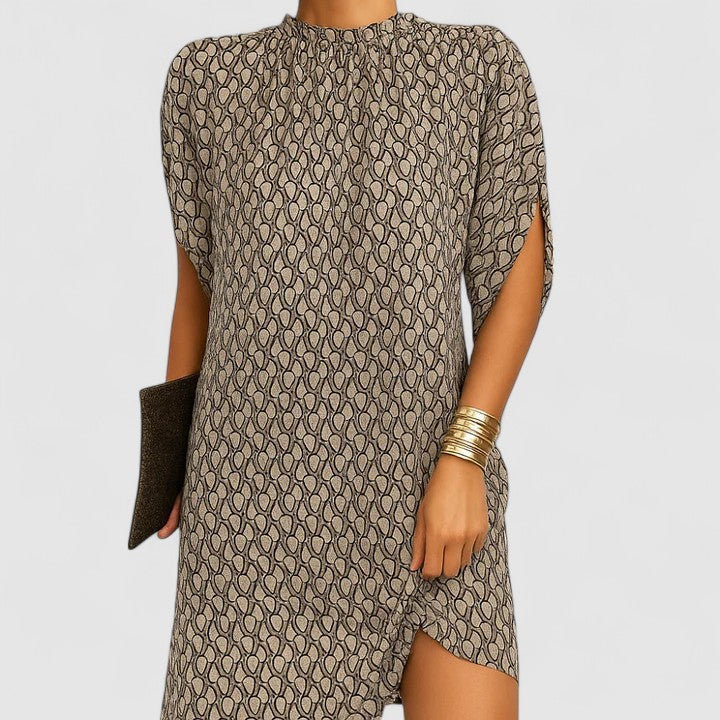 Women's Split Sleeve Dinner Midi Dress
