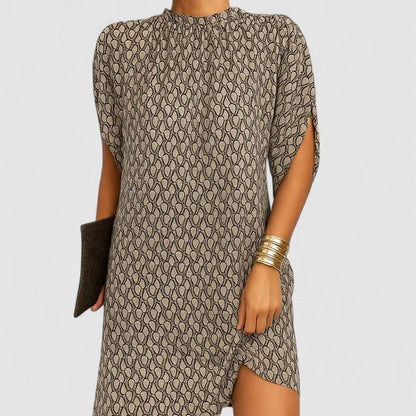 Women's Split Sleeve Dinner Midi Dress