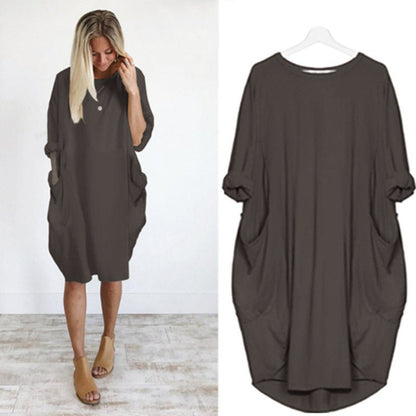 Women's Flowy Casual Summer Midi Dress