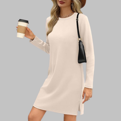 Women's Long Sleeve Everyday Midi Dress