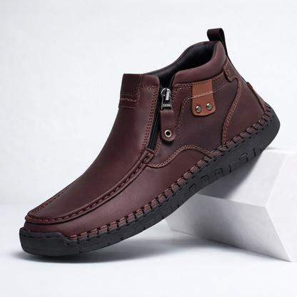 Satino Leather Ankle Boots