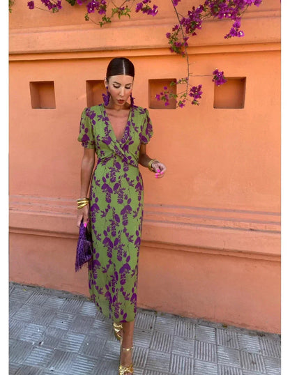 Women's Flowy Summer Midi Dress