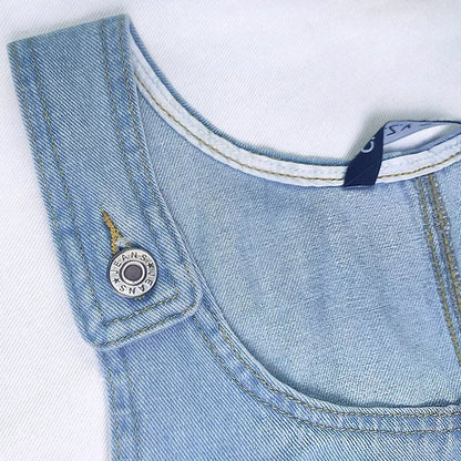 Women's Sleeveless Denim Mini Dress