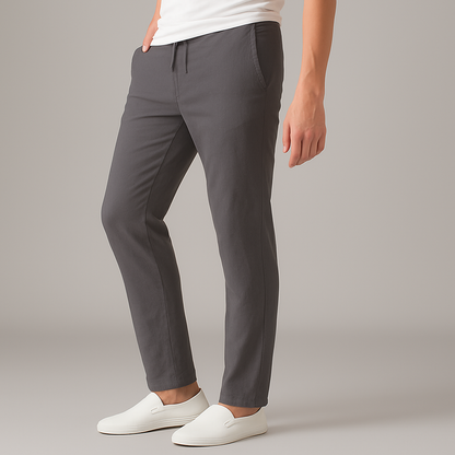 Bastian Drawstring Linen Pants