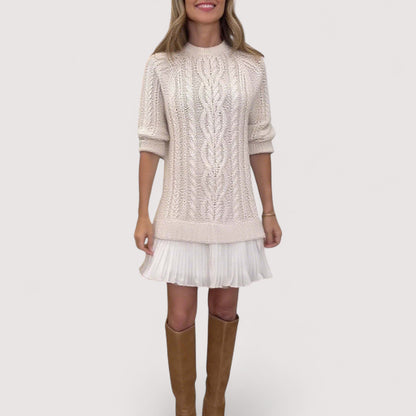 Women's Knit Casual Everyday Midi Dress