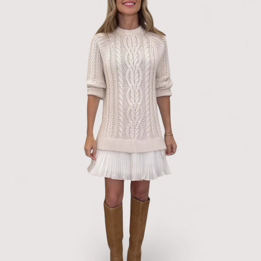 Women's Knit Casual Everyday Midi Dress
