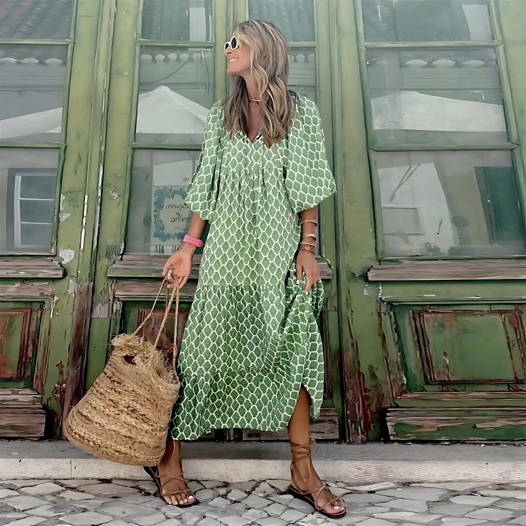 Women's Flowy Spring Midi Dress