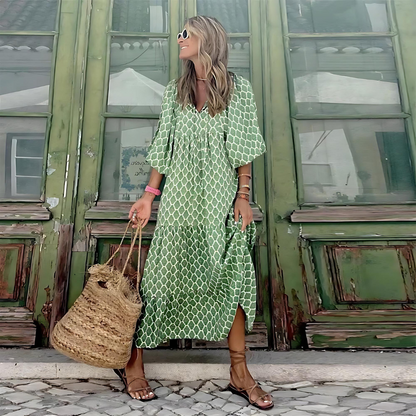 Women's Flowy Spring Midi Dress