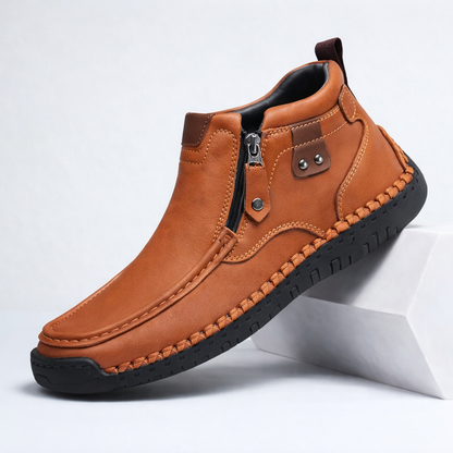 Satino Leather Ankle Boots