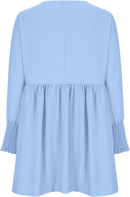 Women's Ruched Summer Day Midi Dress