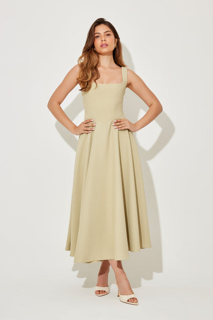 Women's Flowy Event Midi Dress