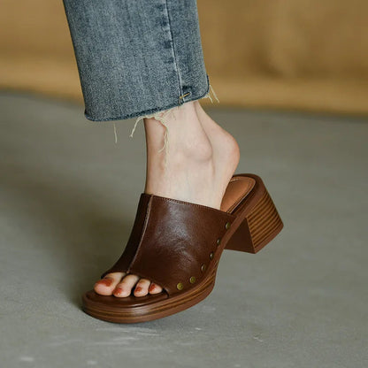 Women's Flat Slide Mule Sandals