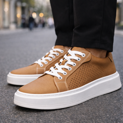 Montari Orthopedic Leather Sneakers