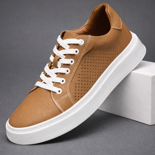 Montari Orthopedic Leather Sneakers