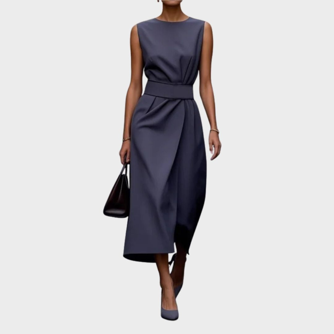 Women's Sleeveless Special Occasion Midi Dress