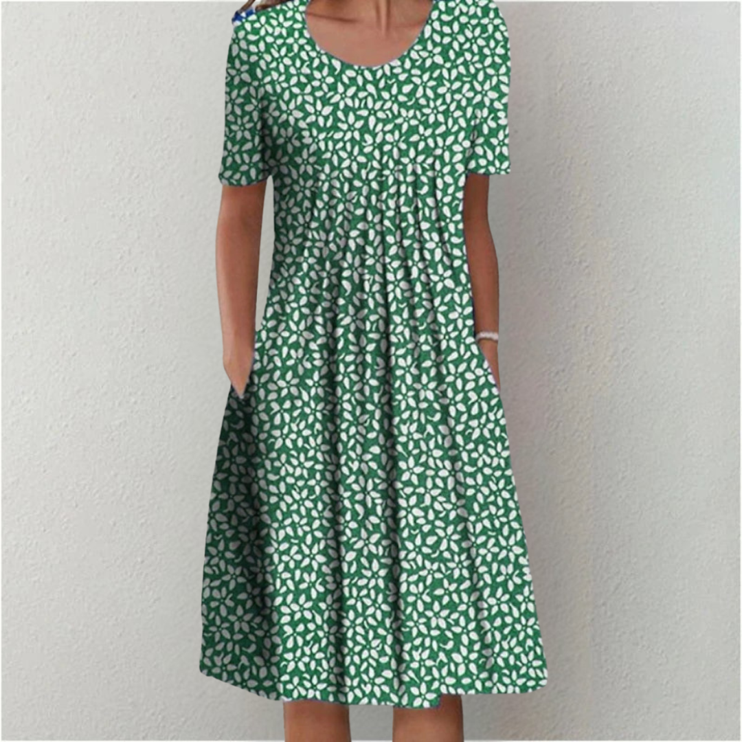 Women's Floral Casual Everyday Midi Dress