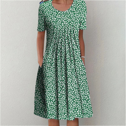 Women's Floral Casual Everyday Midi Dress