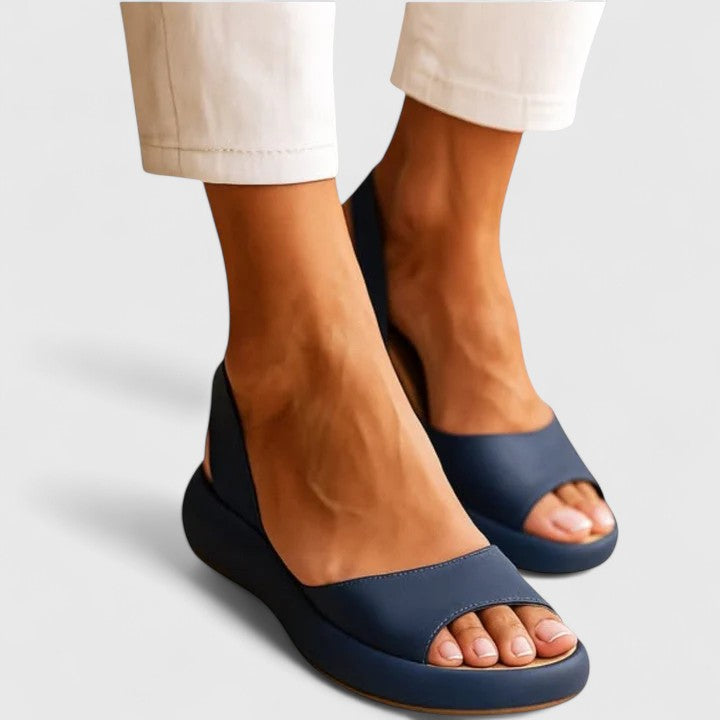 Women's Platform Wedge Slingback Sandals Open Toe