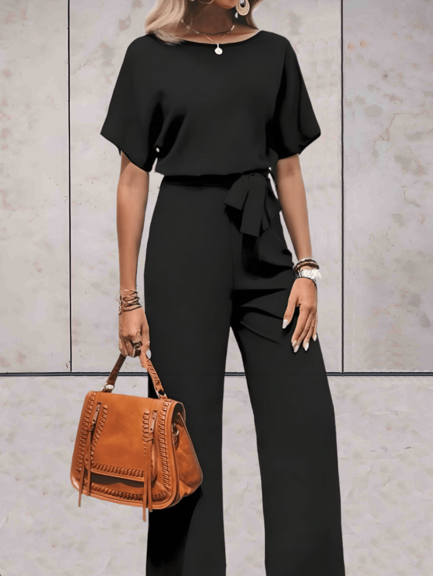 Women's Short Sleeve Two-Piece Casual Set