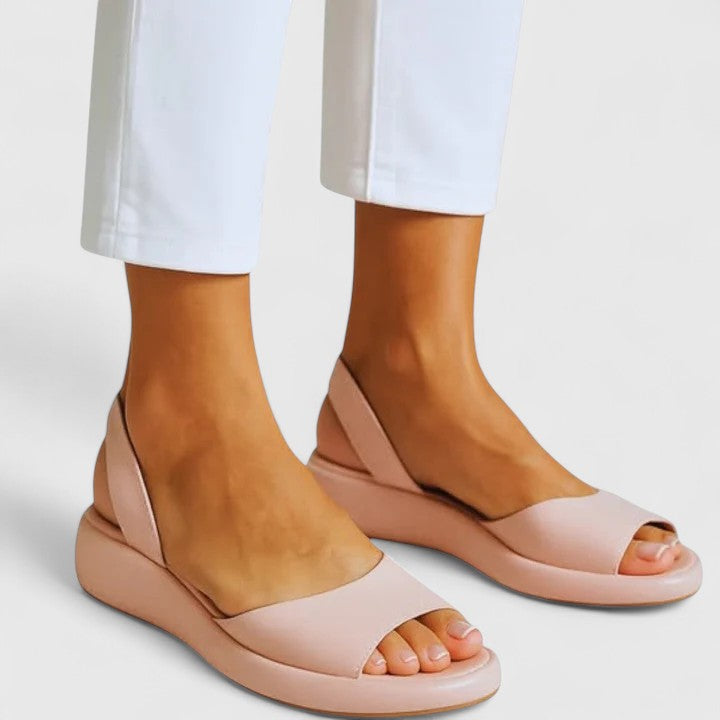 Women's Platform Wedge Slingback Sandals Open Toe