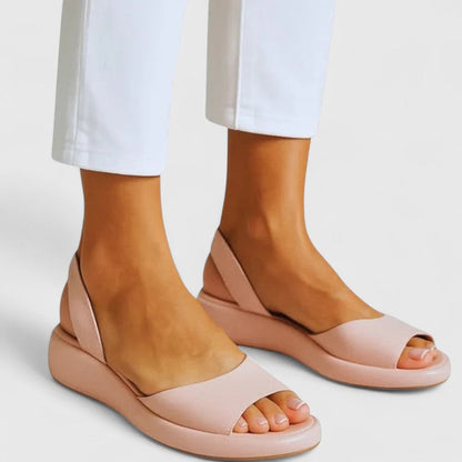Women's Platform Wedge Slingback Sandals Open Toe