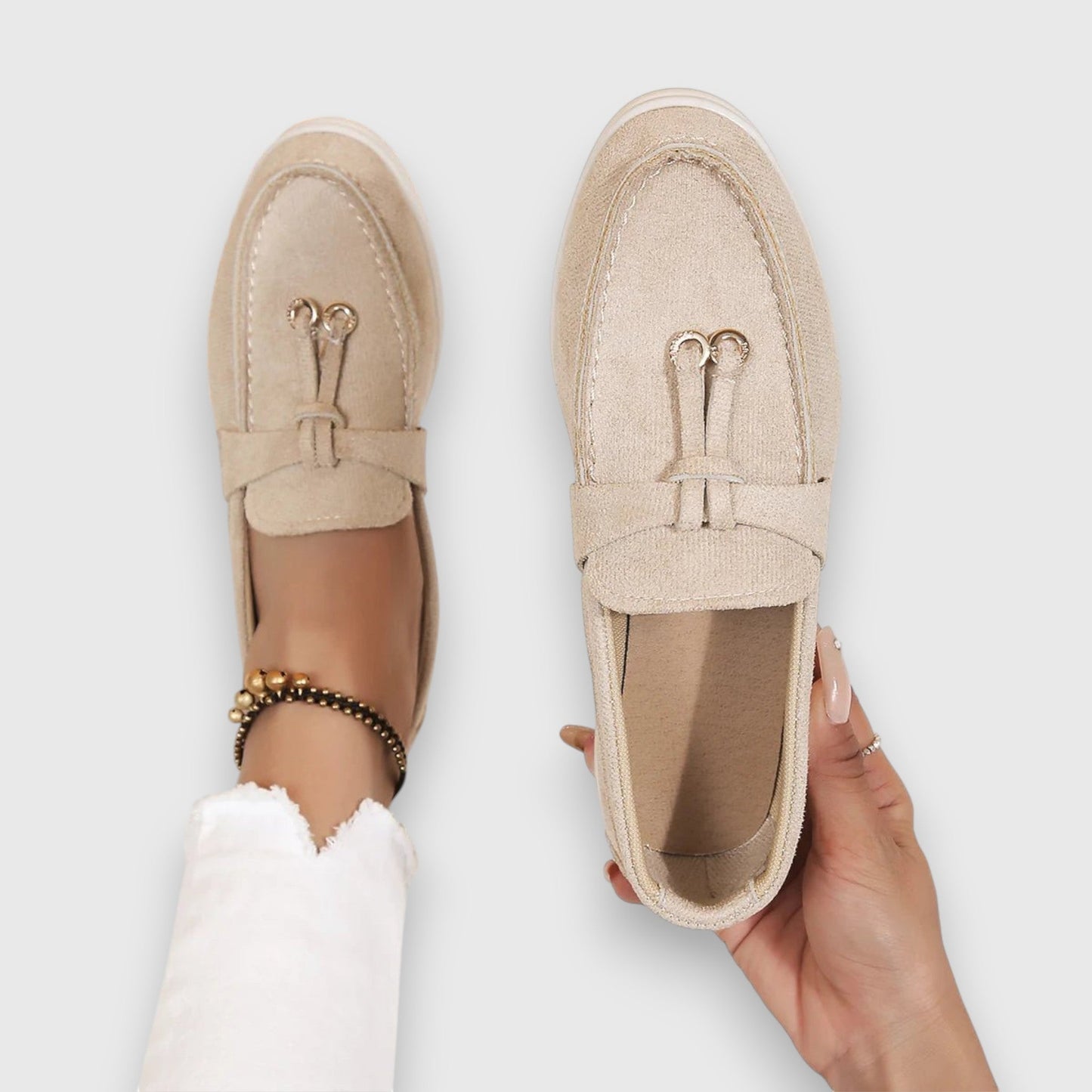 Women's Slip-On Loafers with Arch Support