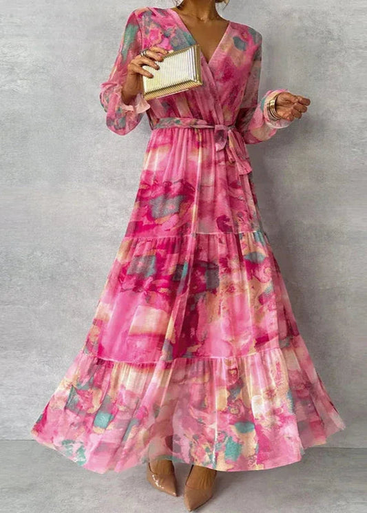 Women's Floral Garden Party Maxi Dress