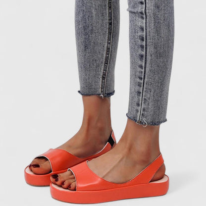 Women's Platform Wedge Slingback Sandals Open Toe