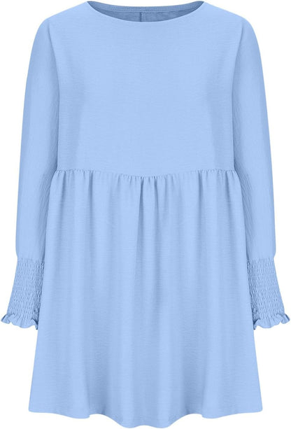 Women's Ruched Summer Day Midi Dress