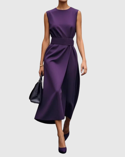 Women's Sleeveless Special Occasion Midi Dress